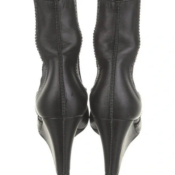 Balenciaga Leather Ankle Chelsea Boots Women size 9.5 - Picture 4 of 5